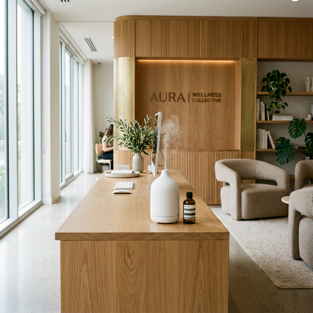 Aromatización profesional en oficina moderna